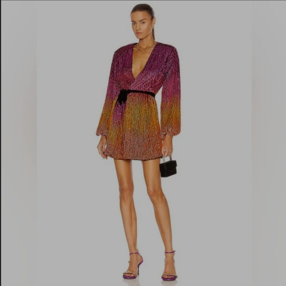 Retrofete Gabrielle Robe Dress Ombre NWT